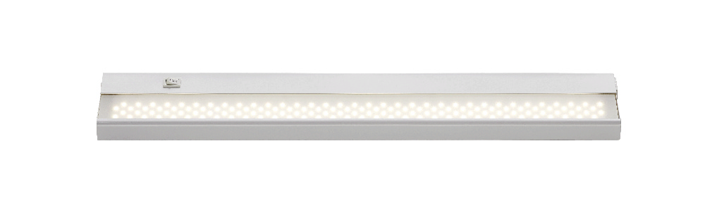 Trans Globe Lighting-LED-CAB24 WH-24 Inch LED Portable Under-Cabinet White  White Finish with White Frosted Glass